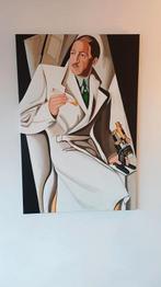 2x Tamara de Lempicka Art Deco schilderij olieverf, Ophalen