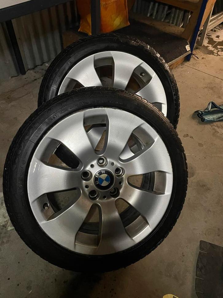 BMW Velgen met Winterbanden 16 inch, Auto-onderdelen, Banden en Velgen, Banden en Velgen, Winterbanden, 16 inch, 205 mm, Personenwagen