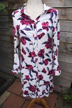 Doorknoopjurk offwhite/ fuschia Fabienne Chapot mt 36 Vaste, Kleding | Dames, Jurken, Wit, Ophalen of Verzenden, Zo goed als nieuw