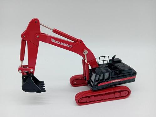 IMC HITACHI GRAAFMACHINE - MAMMOET, Hobby en Vrije tijd, Modelauto's | 1:87, Nieuw, Bus of Vrachtwagen, Overige merken, Ophalen of Verzenden