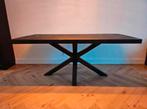 MANGO EETAFEL ZWART SPINPOOT - 180 x 90, Huis en Inrichting, Tafels | Eettafels, Zo goed als nieuw, 150 tot 200 cm, Rechthoekig