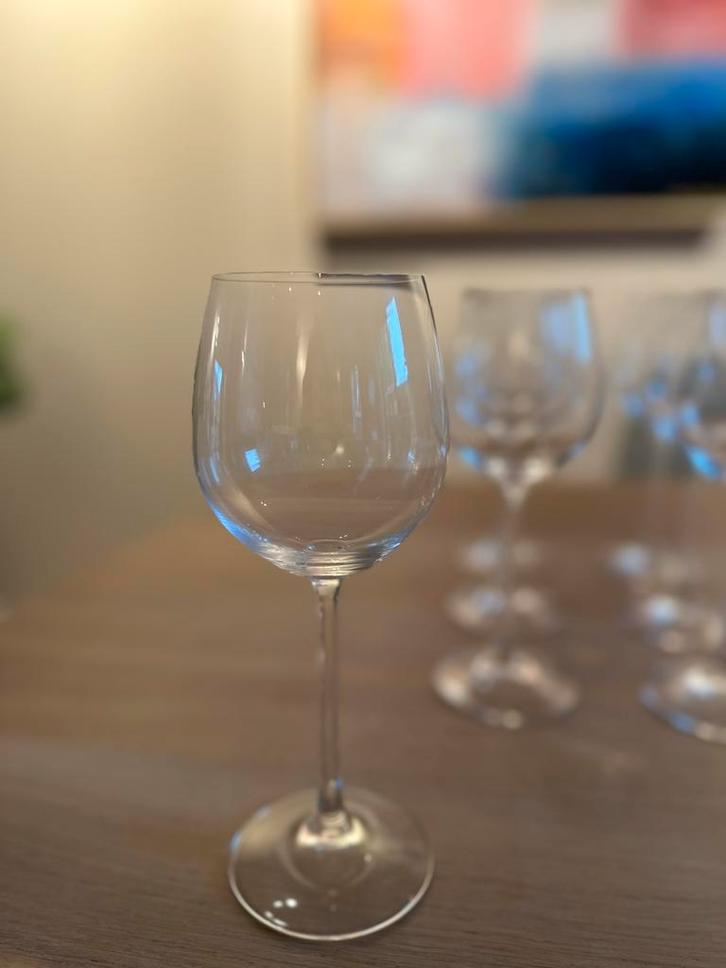 Nachtmann Kristal Witte Wijnglazen - Set van 7, Huis en Inrichting, Keuken | Servies, Zo goed als nieuw, Glas of Glazen, Overige stijlen