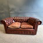 Teab Geweldige oude Chesterfield bank industrieële sfeer, Ophalen, Gebruikt, 150 tot 200 cm, Tweepersoons