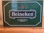 Mooie groot Heineken Reclame bord, Plaat of Schild, Verzamelen, Biermerken, Ophalen, Gebruikt, Reclamebord, Plaat of Schild, Heineken
