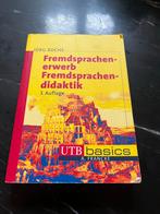 Duits leerboek Fremdsprachenerwerb und Fremdsprachendidaktik, Boeken, Taal | Duits, Ophalen of Verzenden, Gelezen, Non-fictie