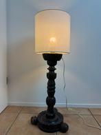 Antieke Houten Brutalist lamp, ?, Zo goed als nieuw, Minder dan 100 cm, ?
