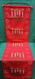 Geborduurd kerstschellenkoord vintage, Ophalen of Verzenden, Zo goed als nieuw