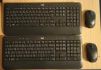 Logitech Keyboard+Mice Set 2 pcs - Bluetooth Keyboard, Logitech, Refurbished, Ophalen of Verzenden, Draadloos