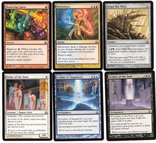 (037) MAGIC kaarten van serie Guildpact, Hobby en Vrije tijd, Verzamelkaartspellen | Magic the Gathering, Zo goed als nieuw, Meerdere kaarten