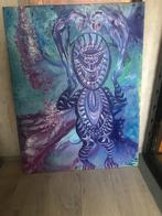 Schilderij Fernanda Laas Vintage Acryl verf., Ophalen