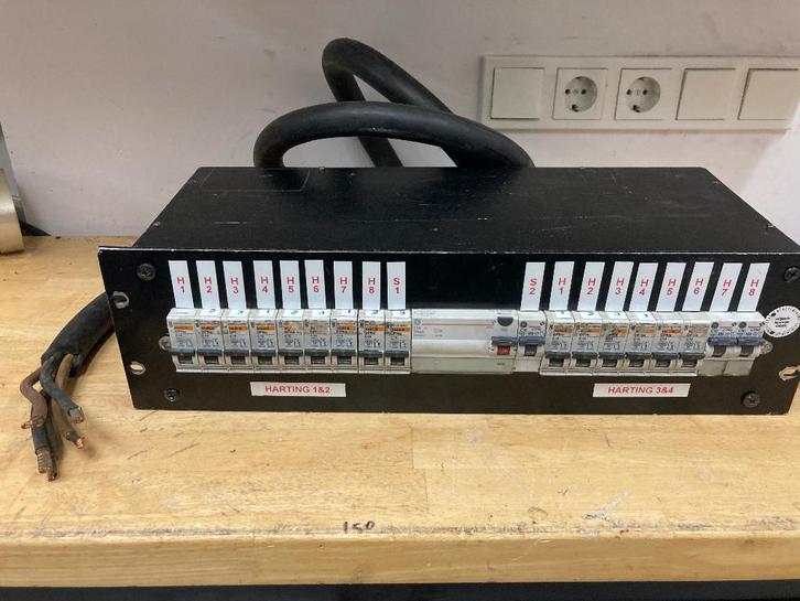Harting stroom verdeler 63 ampère, 14 groepen, Muziek en Instrumenten, Licht en Laser, Gebruikt, Overige typen, Ophalen of Verzenden
