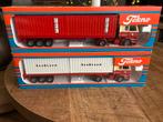 Tekno Verachtert Scania + Containeroplegger 2 stuks, Ophalen of Verzenden, Zo goed als nieuw, Bus of Vrachtwagen, Tekno