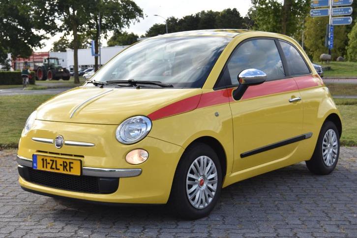 Fiat 500 1.2 Pop | AUTOMAAT | AIRCO | LEDEREN BEKLEDING |, Auto's, Fiat, Bedrijf, ABS, Airbags, Airconditioning, Alarm, Boordcomputer