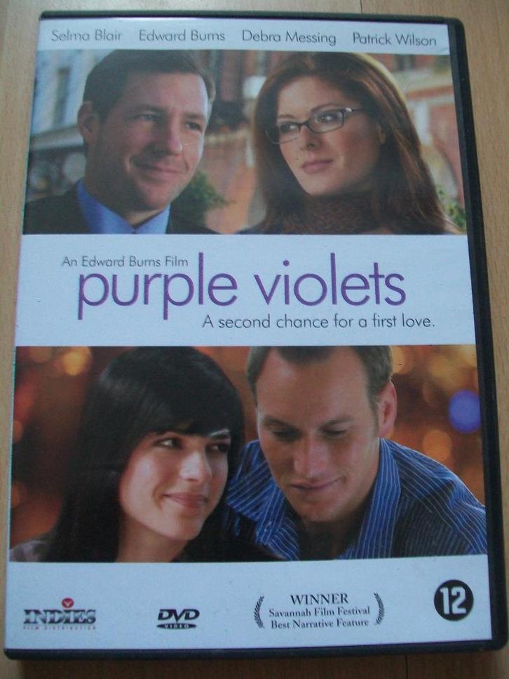 Purple Violets Selma Blair Edward Burns Debra Messing Wilson, Cd's en Dvd's, Dvd's | Komedie, Zo goed als nieuw, Romantische komedie