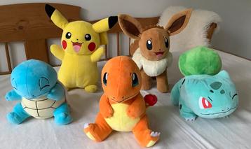 Zgan Pokemon Pikachu Squertle Bulbasar Eevee + Charmander beschikbaar voor biedingen