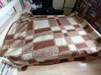 Hema zeer grote geblokte dralon deken bruin. 240-230cm, Huis en Inrichting, Woonaccessoires | Plaids en Woondekens, Ophalen of Verzenden