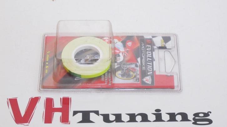 R. EVOLUTION 60683 OUT striping reflecterend geel 5MM 6Meter, Motoren, Tuning en Styling, Ophalen of Verzenden