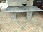 Granieten tuintafel., Tuin en Terras, Ophalen, Zo goed als nieuw, Rechthoekig