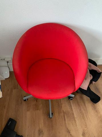 Rode bureaustoel ikea