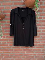 M&S mode grote maten top/blouse NIEUW zwart L/XXL = 44 - 48, Nieuw, Ophalen of Verzenden, M&S, Blouse of Tuniek