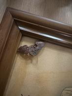 NS In Dienst Oorkonde met Speldje, Verzamelen, Ophalen of Verzenden, Gebruikt, Trein, Kaart of Prent