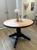 Brocante tafel, Huis en Inrichting, Tafels | Eettafels, Ophalen, Rond, 100 tot 150 cm