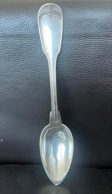 Antieke Verzilverde Lepel - Christofle Stijl beschikbaar voor biedingen