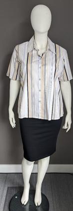 Vintage StarStyle blouse met schoudervulling. Maat 48. #2212, Kleding | Dames, Grote Maten, Beige, Starstyle, Zo goed als nieuw