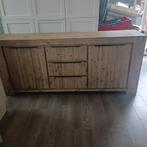 Bassano Warm Grey Dressoir - 200cm teab, 150 tot 200 cm, Ophalen of Verzenden, 25 tot 50 cm, Met deur(en)