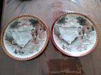 2 bordjes japans porselein van omstreeks 1930, Ophalen of Verzenden