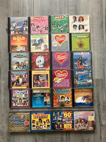 24x schlager cd’s beschikbaar voor biedingen