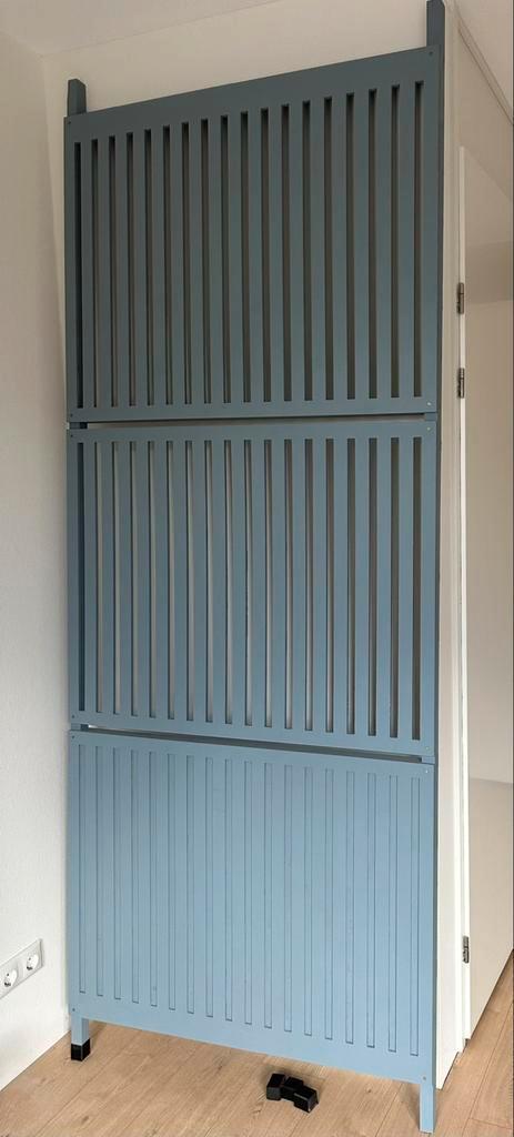 Prachtige lichtblauwe kamer scherm, Huis en Inrichting, Woonaccessoires | Kamerschermen, Zo goed als nieuw, Ophalen