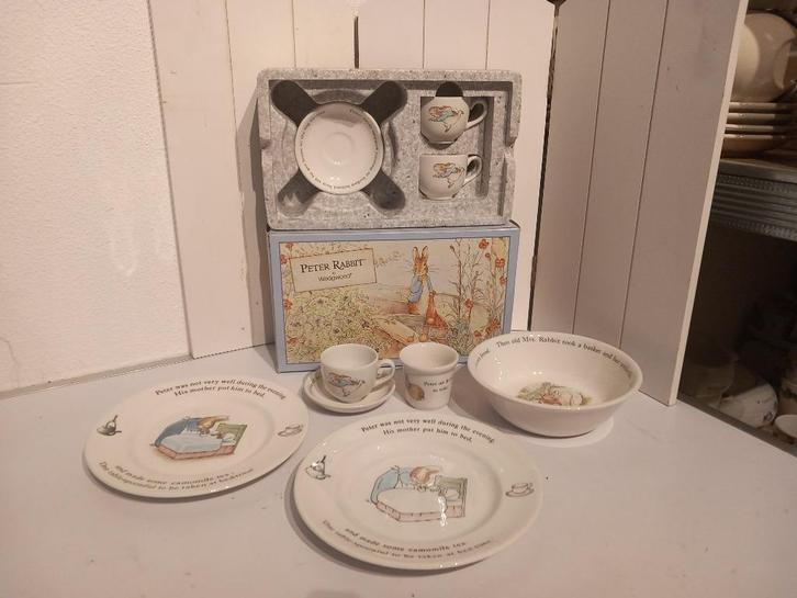 Wedgwood Peter Rabbit servies etc, Huis en Inrichting, Keuken | Servies, Zo goed als nieuw, Overige typen, Wedgwood, Porselein