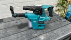 Combihamer Makita 18V DHR243 met stofzuiger, Doe-het-zelf en Verbouw, Gereedschap | Boormachines, Ophalen of Verzenden, Gebruikt