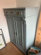 Vintage Kledingkast met Lade en Deuren, Ophalen, 100 tot 150 cm, 50 tot 100 cm, Met lade(s)
