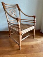 Vintage McGuire Mid Century Target Back bamboe fauteuil, Antiek en Kunst, Ophalen