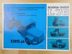 Scania Vabis L76 ca 1963 Brochure L76 Torpedo Neus, Ophalen of Verzenden, Zo goed als nieuw, Overige merken, Scania