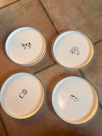 4 bordjes met een leuke afbeelding, Ophalen, Nieuw, Overige stijlen, Bord(en)