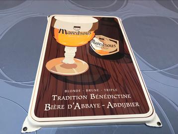 Maredsous emaillerie Belge reclamebord beschikbaar voor biedingen