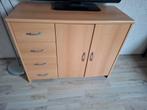 Kastje met lades, deurtjes en plank, Huis en Inrichting, Ophalen, Gebruikt, 50 tot 100 cm, Minder dan 100 cm