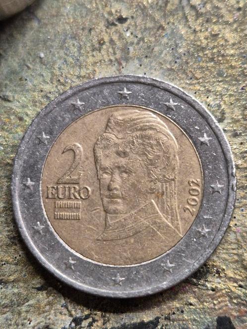 Zeldzame 2 Euro Munt Oostenrijk 2002, Postzegels en Munten, Munten | Europa | Euromunten, Losse munt, 2 euro, Oostenrijk, Ophalen of Verzenden