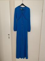 Ein Fink Modell blauwe jurk maat 38 VINTAGE jaren 70tig, Gedragen, Blauw, Ein Fink Modell, Maat 38/40 (M)