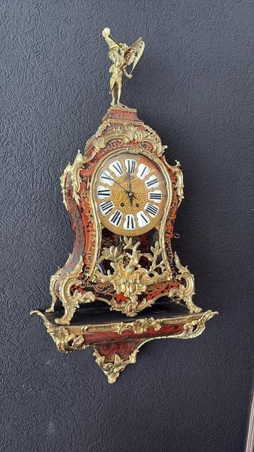 Boulle pendule - Napoleon III - met wandconsole - 19e  beschikbaar voor biedingen