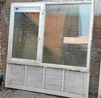 Meranti hardhouten pui, Ophalen, Gebruikt, 120 cm of meer, Buitendeur