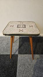Retro mozaïek plantentafel, Huis en Inrichting, Minder dan 55 cm, Gebruikt, Vierkant, Ophalen of Verzenden