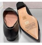 LK Bennett Polly Leather Contrast Stitch Flats schoen hak 37, Schoenen met lage hakken, Zwart, Nieuw, Ophalen of Verzenden