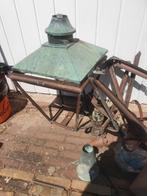 2 X Set ANTIEK ARMATUUR STRAATLANTAARN KOPER TUINLAMP 1900 +, Antiek en Kunst, Ophalen