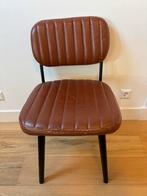 Zuiver Back to School leren stoel - cognac, Ophalen, Gebruikt, Bruin, Leer