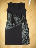 Trendy zwarte pu leren jurk van Miss Etam maat 40 42, Kleding | Dames, Jurken, Miss Etam, Maat 38/40 (M), Zo goed als nieuw, Zwart
