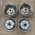 Nieuwe set RVS Wieldoppen 16 inch mercedes vw dubbellucht, Caravans en Kamperen, Ophalen of Verzenden, Nieuw